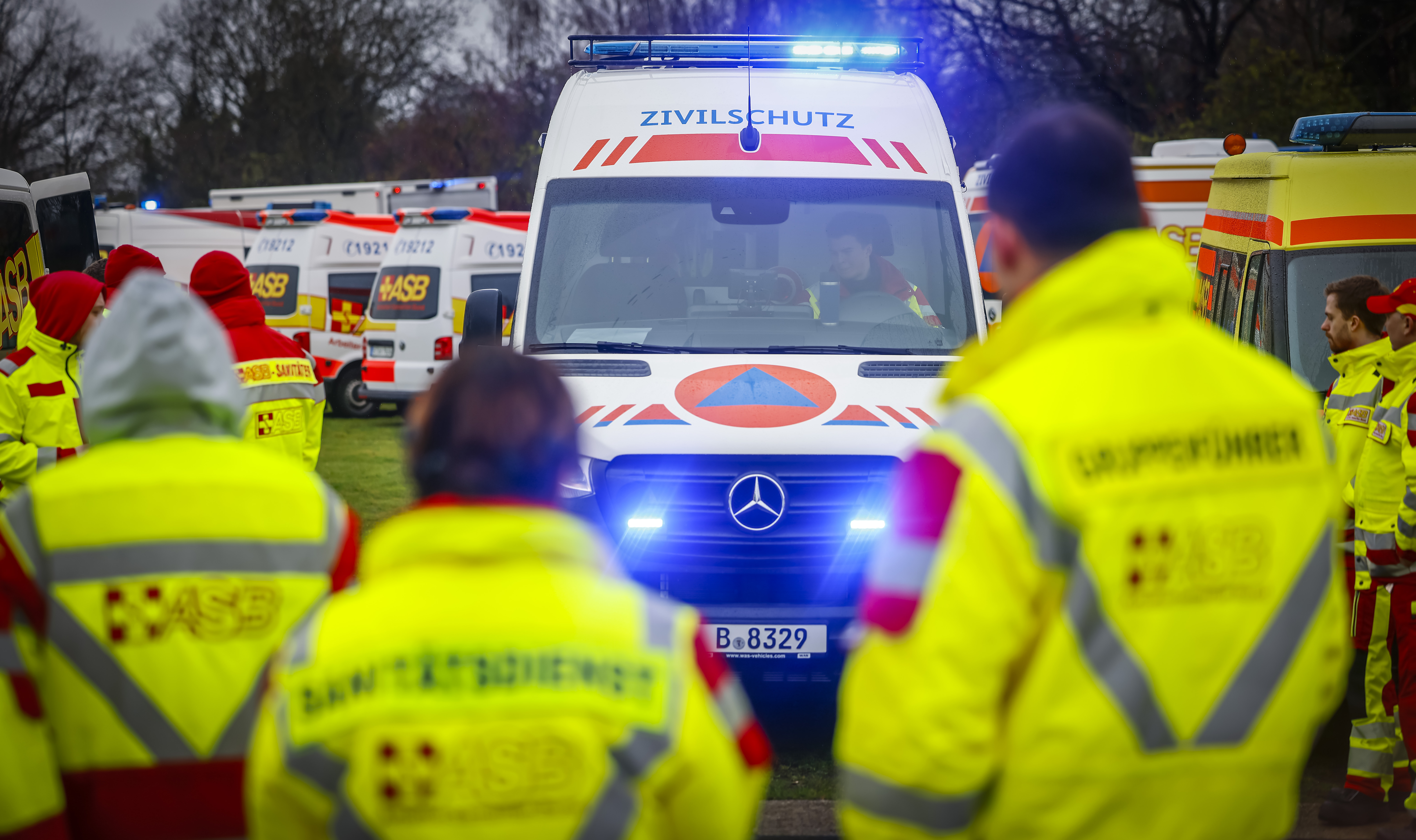 Der ASB zeigt Einsatzbereitschaft